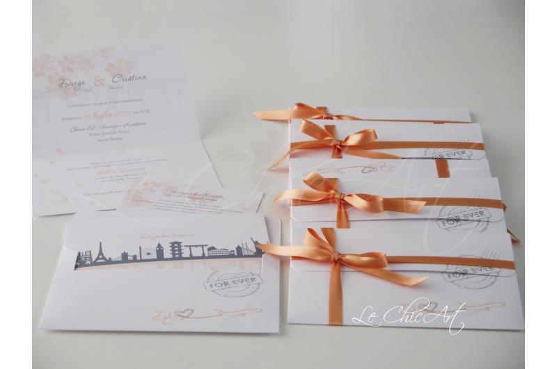 Partecipazione tema Viaggio - Cartolina - Simone Piccolo - Graphic &  Wedding Designer